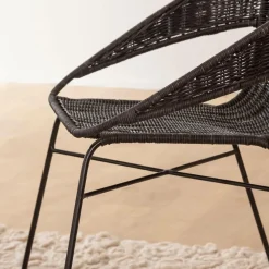 Chaise<Made in Meubles Chaise en rotin et en métal Aurélien