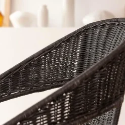 Chaise<Made in Meubles Chaise en rotin et en métal Aurélien