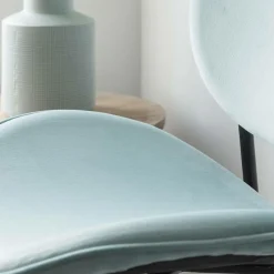 Chaise<Made in Meubles Chaise en velours bleu turquoise Sohane (lot de 2)