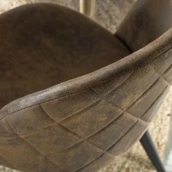 Chaise<Made in Meubles Chaise marron chocolat Jasmine (lot de 2)