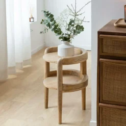 Chevet<Made in Meubles Chevet en bois de manguier Allye