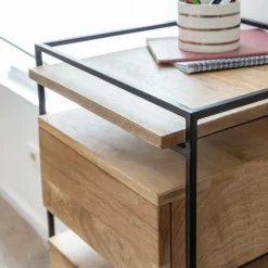 Chiffonnier<Made in Meubles Chiffonnier en bois de manguier et métal Haïcé