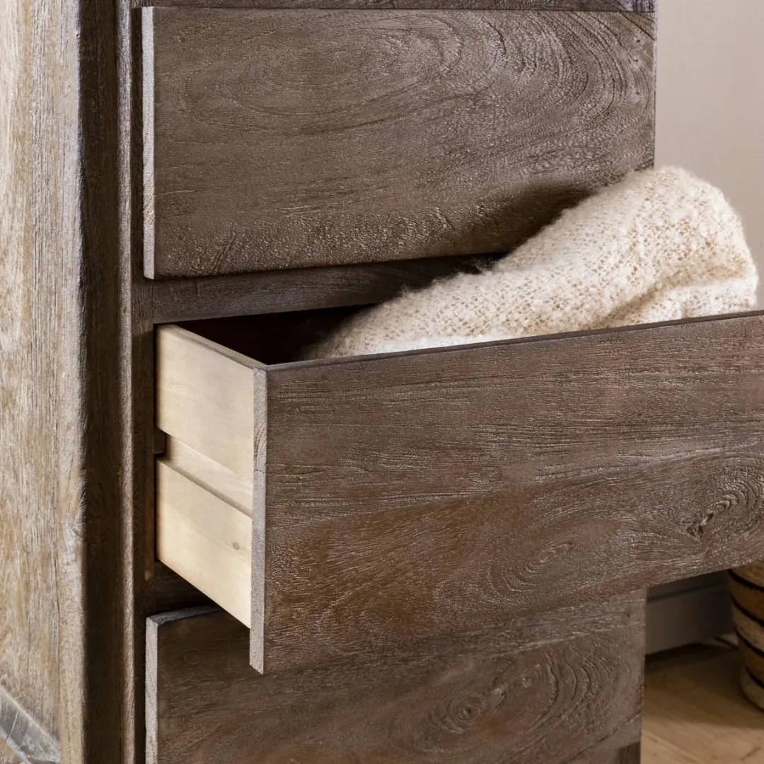 Chiffonnier<Made in Meubles Chiffonnier en bois de manguier marron Emile