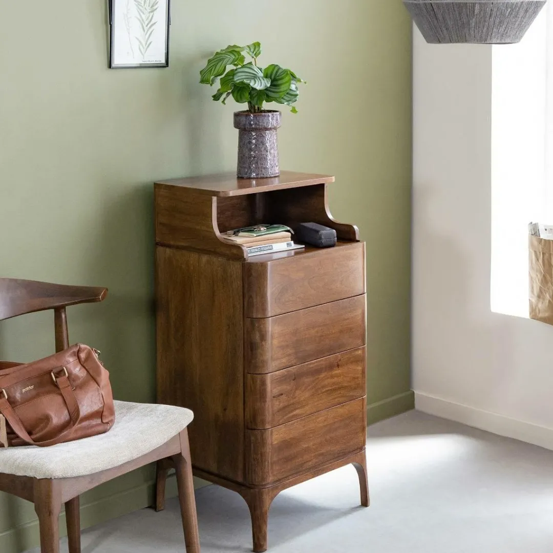 Chiffonnier|Meuble De Rangement<Made in Meubles Chiffonnier en bois de manguier Remick