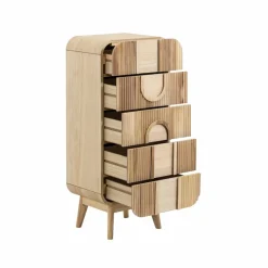 Chiffonnier|Meuble De Rangement<Made in Meubles Chiffonnier en bois de paulownia Nilo