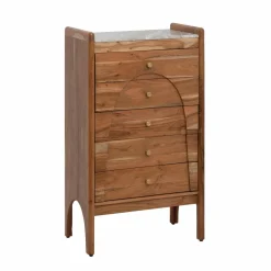 Chiffonnier<Made in Meubles Chiffonnier en marbre et bois d'acacia Calix