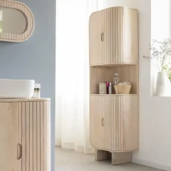 Bibliothèque|Colonne<Made in Meubles Colonne en bois de manguier Yoni