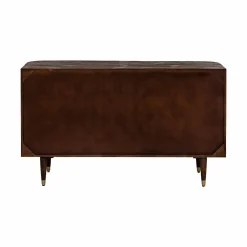 Commode<Made in Meubles Commode 6 tiroirs en bois de manguier et cannage Soren