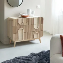 Commode<Made in Meubles Commode en bois de paulownia Nilo