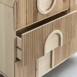 Commode<Made in Meubles Commode en bois de paulownia Nilo