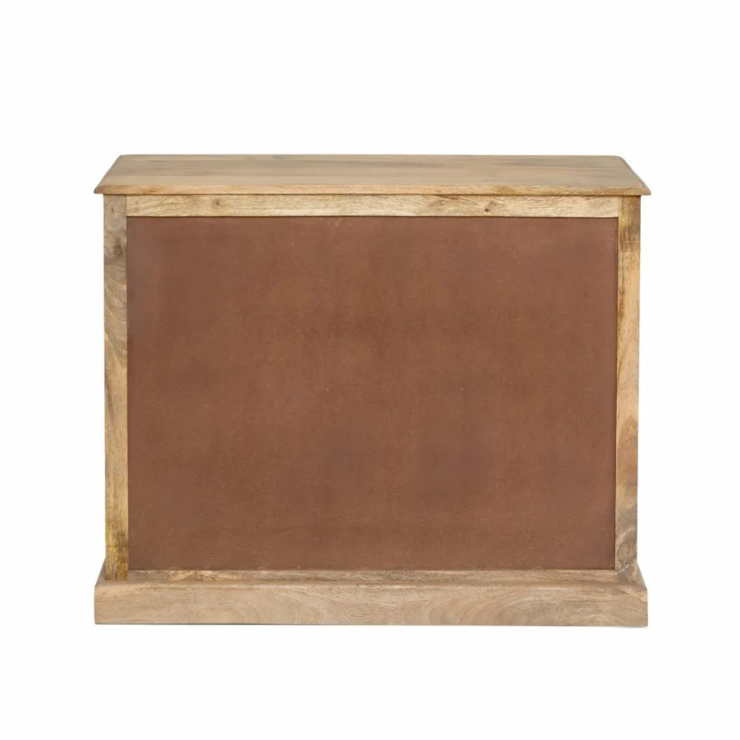 Commode<Made in Meubles Commode sculpté en bois de manguier Adonie