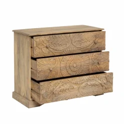 Commode<Made in Meubles Commode sculpté en bois de manguier Adonie