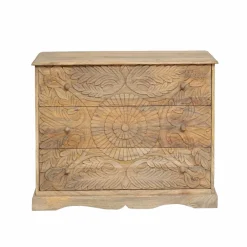 Commode<Made in Meubles Commode sculpté en bois de manguier Adonie