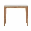 Table Console<Made in Meubles Console en bois de manguier et marbre Arthuro