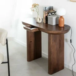 Table Console<Made in Meubles Console en bois de manguier Kate