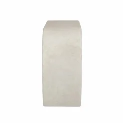 Table Console<Made in Meubles Console en bois effet béton blanc Danaé