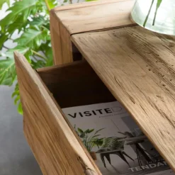 Table Console<Made in Meubles Console en bois recyclé Blaise
