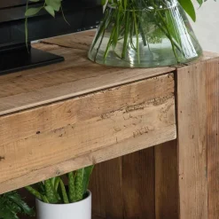 Table Console<Made in Meubles Console en bois recyclé Blaise