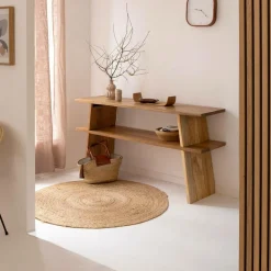 Table Console<Made in Meubles Console en bois recyclé Corin