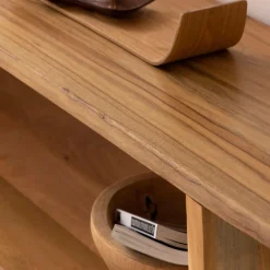 Table Console<Made in Meubles Console en bois recyclé Corin