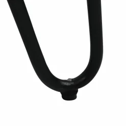 Table Console<Made in Meubles Console pieds compas en marbre blanc et métal Marceau