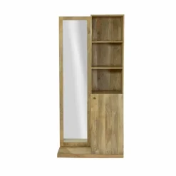 Armoire<Made in Meubles Dressing avec miroir en bois de manguier Juliet