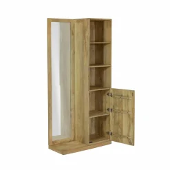 Armoire<Made in Meubles Dressing avec miroir en bois de manguier Juliet