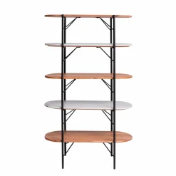 Etagère<Made in Meubles Etagère en bois d'acacia et marbre Scott