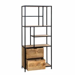 Etagère<Made in Meubles Etagère en bois de manguier et métal Maxence