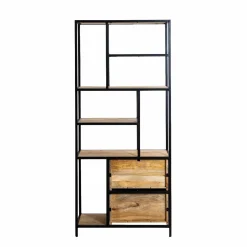 Etagère<Made in Meubles Etagère en bois de manguier et métal Maxence