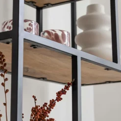 Etagère<Made in Meubles Etagère en bois de manguier et métal Maxence