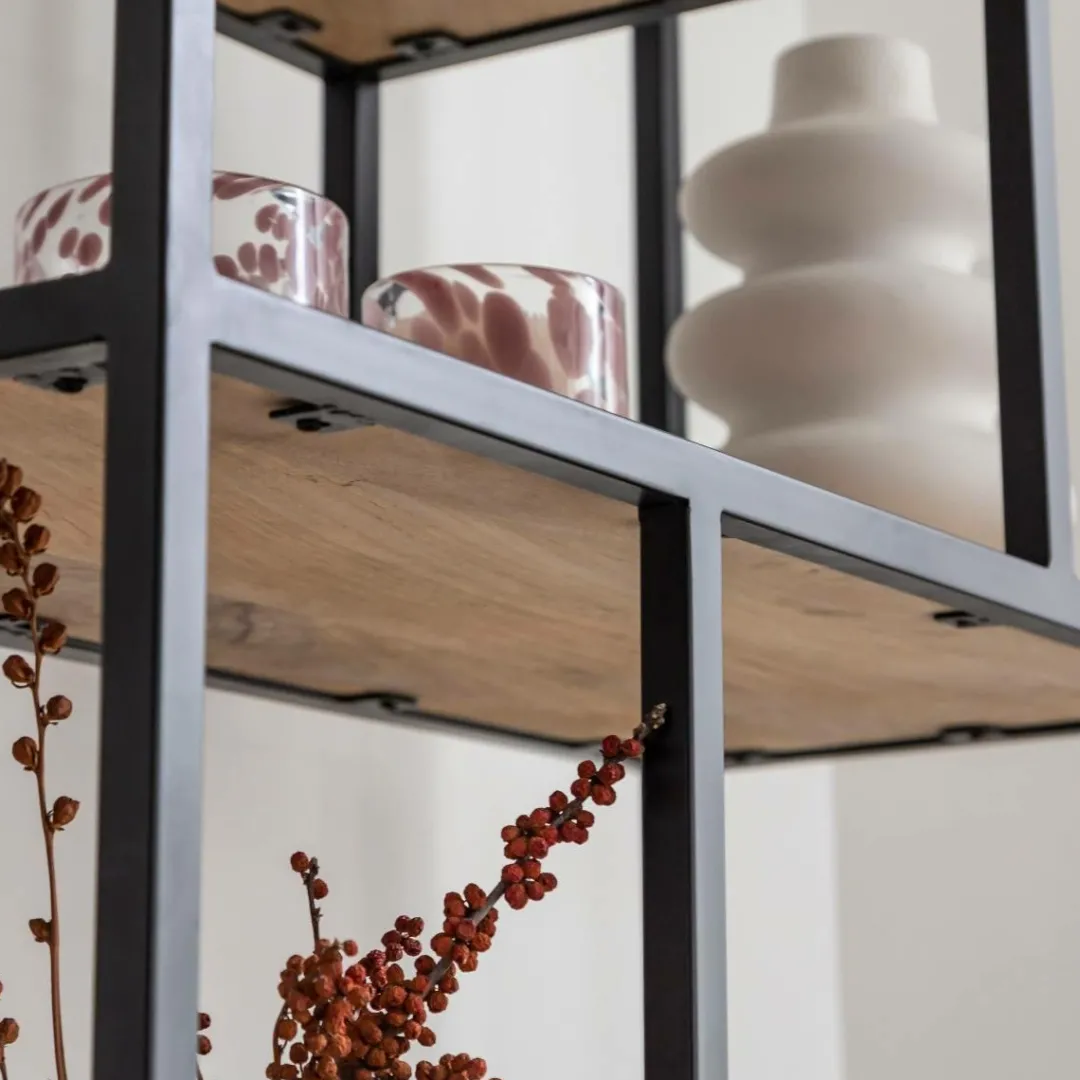 Etagère<Made in Meubles Etagère en bois de manguier et métal Maxence