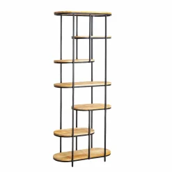 Etagère<Made in Meubles Etagère en bois de manguier et métal Owen