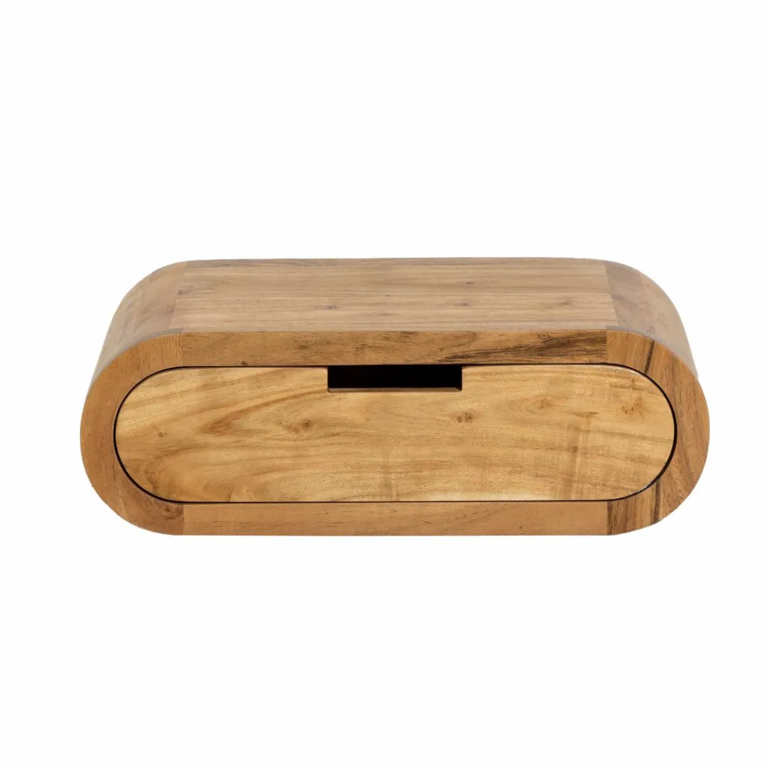 Etagère|Chevet<Made in Meubles Etagère murale arrondie en bois d'acacia Orane