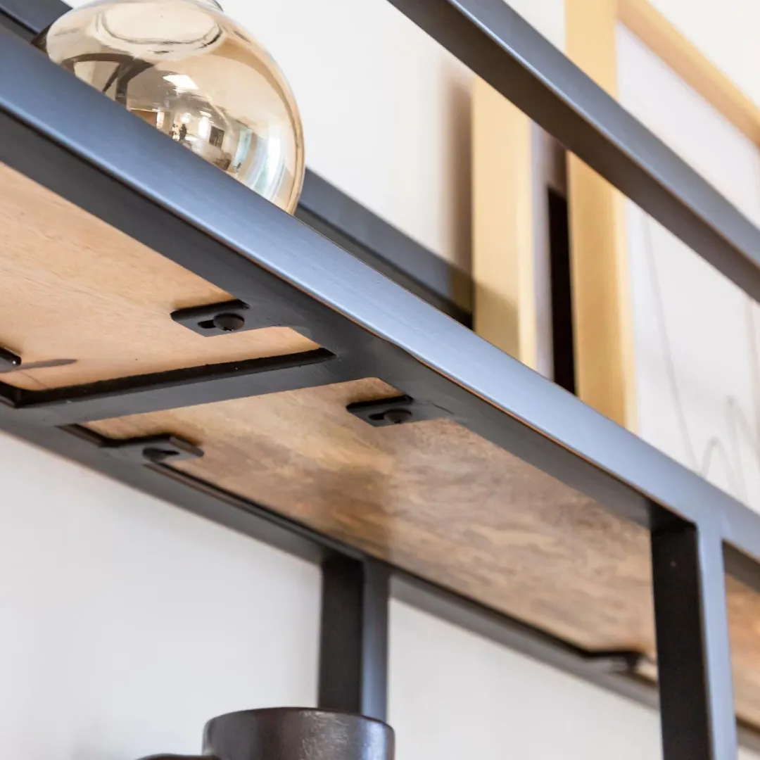 Etagère|Décoration<Made in Meubles Etagère murale en bois de manguier et métal Jacynthe