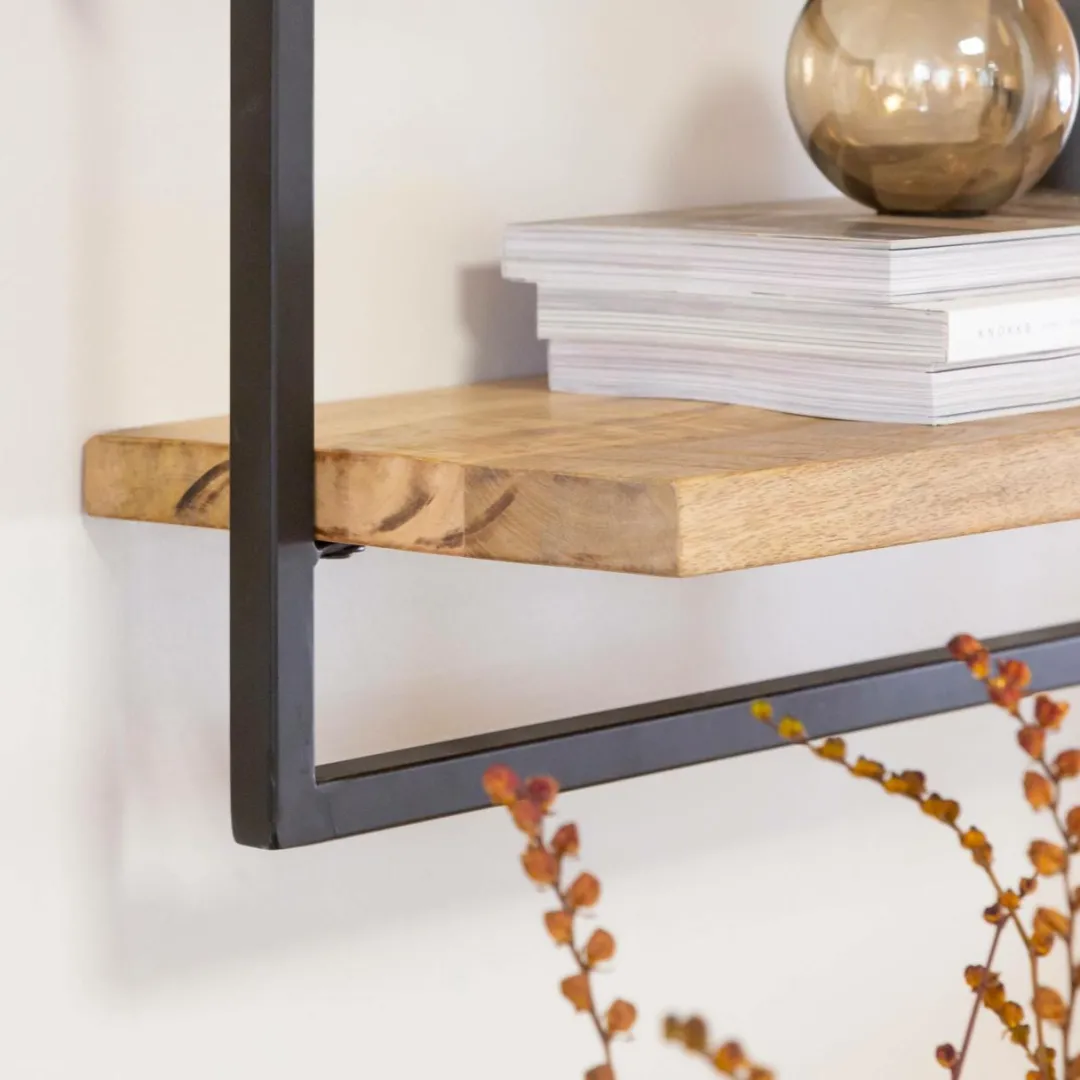 Etagère|Décoration<Made in Meubles Etagère murale en bois de manguier grand modèle Joie