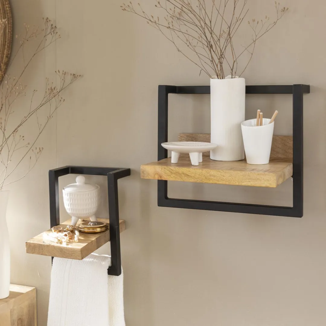 Etagère|Décoration<Made in Meubles Etagère murale en bois de manguier petit modèle Joie