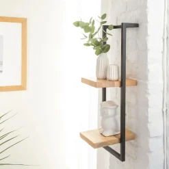 Etagère|Décoration<Made in Meubles Etagère murale haute en bois de manguier Joie