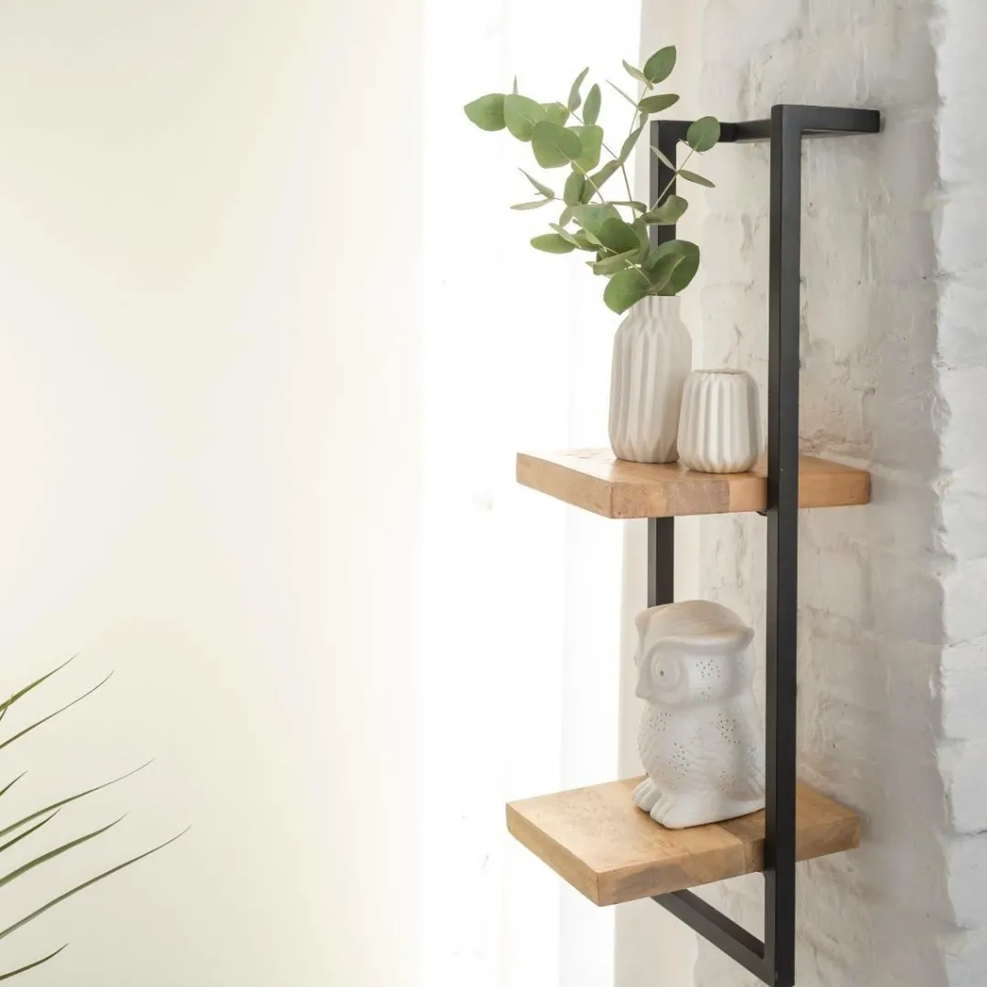 Etagère|Décoration<Made in Meubles Etagère murale haute en bois de manguier Joie