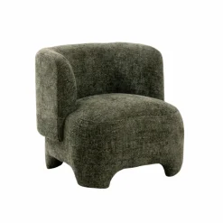 Fauteuil<Made in Meubles Fauteuil arrondi en tissu Norton