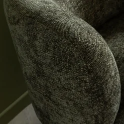 Fauteuil<Made in Meubles Fauteuil arrondi en tissu Norton