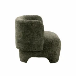 Fauteuil<Made in Meubles Fauteuil arrondi en tissu Norton