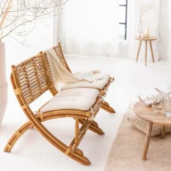 Fauteuil|Canapé<Made in Meubles Fauteuil cinéma en rotin 2 places Mayeul