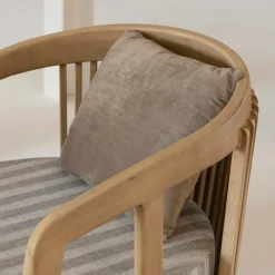 Fauteuil<Made in Meubles Fauteuil en bois de manguier Térence