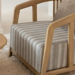 Fauteuil<Made in Meubles Fauteuil en bois de manguier Térence