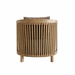 Fauteuil<Made in Meubles Fauteuil en bois de manguier Térence