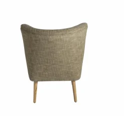 Fauteuil<Made in Meubles Fauteuil en coton kaki Castille