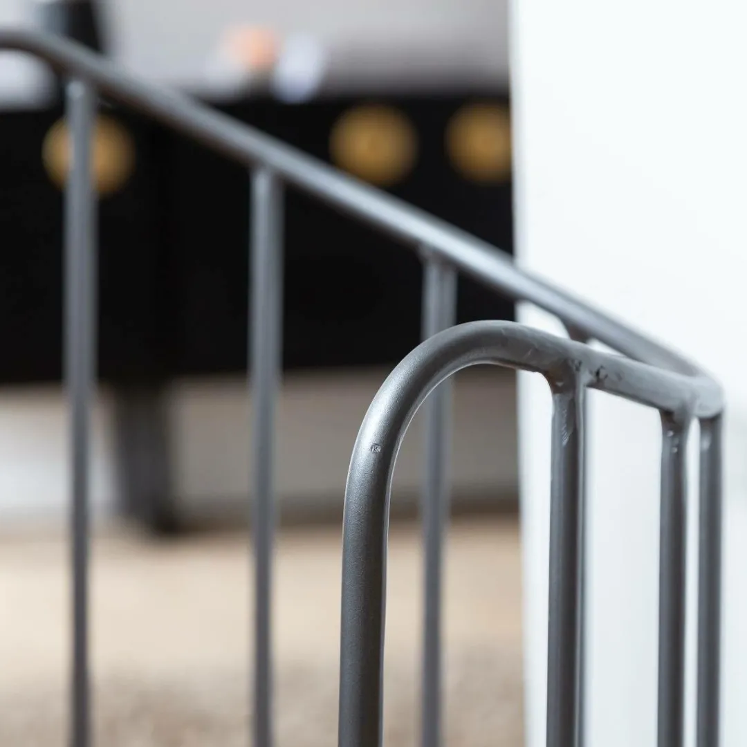 Fauteuil<Made in Meubles Fauteuil en cuir et métal marron Aly