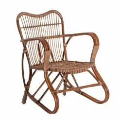 Fauteuil<Made in Meubles Fauteuil en rotin arrondi Rattan