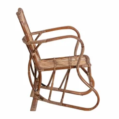 Fauteuil<Made in Meubles Fauteuil en rotin arrondi Rattan